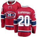 Fanatics Branded Montreal Canadiens Youth Juraj Slafkovsky Breakaway Red Home NHL Jersey