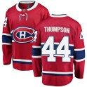 Fanatics Branded Montreal Canadiens Youth Nate Thompson Breakaway Red Home NHL Jersey