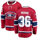 Fanatics Branded Montreal Canadiens Youth Phil Varone Breakaway Red Home NHL Jersey