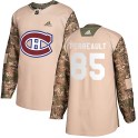 Adidas Montreal Canadiens Men's Mathieu Perreault Authentic Camo Veterans Day Practice NHL Jersey
