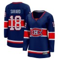 Fanatics Branded Montreal Canadiens Women's Serge Savard Breakaway Blue 2020/21 Special Edition NHL Jersey