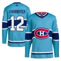 Adidas Montreal Canadiens Youth Yvan Cournoyer Authentic Light Blue Reverse Retro 2.0 NHL Jersey