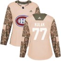 Adidas Montreal Canadiens Women's Brett Kulak Authentic Camo Veterans Day Practice NHL Jersey