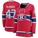 Fanatics Branded Montreal Canadiens Women's Joseph Blandisi Breakaway Red Home NHL Jersey