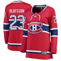 Fanatics Branded Montreal Canadiens Women's Gustav Olofsson Breakaway Red Home NHL Jersey