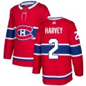 Adidas Montreal Canadiens Men's Doug Harvey Authentic Red NHL Jersey