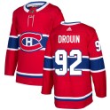 Adidas Montreal Canadiens Men's Jonathan Drouin Authentic Red NHL Jersey