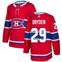 Adidas Montreal Canadiens Men's Ken Dryden Authentic Red NHL Jersey
