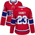Adidas Montreal Canadiens Women's Bob Gainey Authentic Red Home NHL Jersey