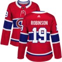 Adidas Montreal Canadiens Women's Larry Robinson Authentic Red Home NHL Jersey