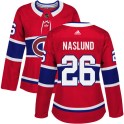 Adidas Montreal Canadiens Women's Mats Naslund Authentic Red Home NHL Jersey