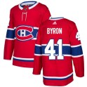 Adidas Montreal Canadiens Youth Paul Byron Authentic Red Home NHL Jersey