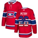 Adidas Montreal Canadiens Youth Jeff Petry Authentic Red USA Flag Fashion NHL Jersey