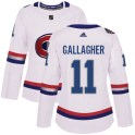 Adidas Montreal Canadiens Women's Brendan Gallagher Authentic White 2017 100 Classic NHL Jersey