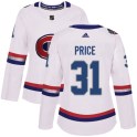 Adidas Montreal Canadiens Women's Carey Price Authentic White 2017 100 Classic NHL Jersey