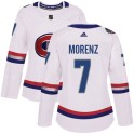 Adidas Montreal Canadiens Women's Howie Morenz Authentic White 2017 100 Classic NHL Jersey
