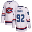 Adidas Montreal Canadiens Men's Jonathan Drouin Authentic White 2017 100 Classic NHL Jersey