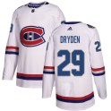 Adidas Montreal Canadiens Men's Ken Dryden Authentic White 2017 100 Classic NHL Jersey