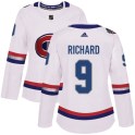Adidas Montreal Canadiens Women's Maurice Richard Authentic White 2017 100 Classic NHL Jersey