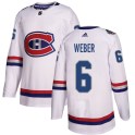 Adidas Montreal Canadiens Men's Shea Weber Authentic White 2017 100 Classic NHL Jersey