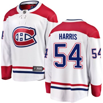 Fanatics Branded Montreal Canadiens Men's Jordan Harris Breakaway White Away NHL Jersey