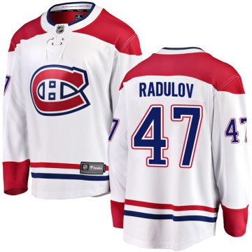Fanatics Branded Montreal Canadiens Men's Alexander Radulov Breakaway White Away NHL Jersey