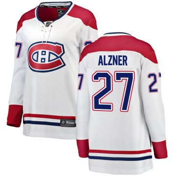 Fanatics Branded Montreal Canadiens Women's Karl Alzner Breakaway White ized Away NHL Jersey