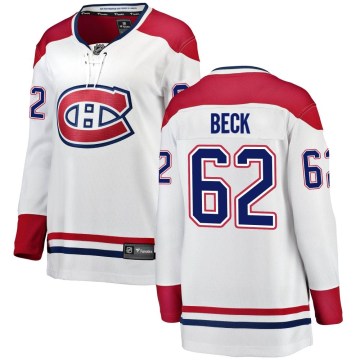 Fanatics Branded Montreal Canadiens Women's Owen Beck Breakaway White Away NHL Jersey