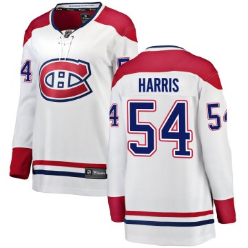 Fanatics Branded Montreal Canadiens Women's Jordan Harris Breakaway White Away NHL Jersey