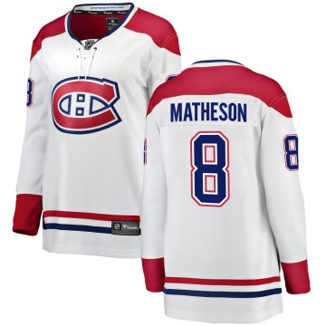 Fanatics Branded Montreal Canadiens Women's Mike Matheson Breakaway White Away NHL Jersey