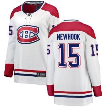 Fanatics Branded Montreal Canadiens Women's Alex Newhook Breakaway White Away NHL Jersey