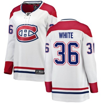 Fanatics Branded Montreal Canadiens Women's Colin White Breakaway White Away NHL Jersey