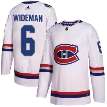 Adidas Montreal Canadiens Men's Chris Wideman Authentic White 2017 100 Classic NHL Jersey