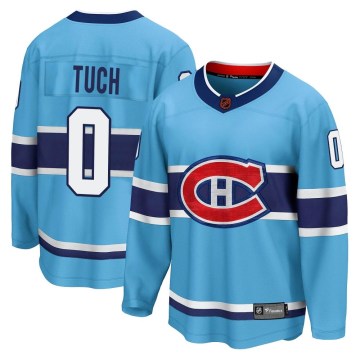 Fanatics Branded Montreal Canadiens Men's Luke Tuch Breakaway Light Blue Special Edition 2.0 NHL Jersey