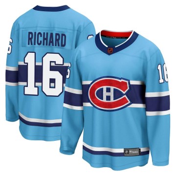 Fanatics Branded Montreal Canadiens Youth Henri Richard Breakaway Light Blue Special Edition 2.0 NHL Jersey