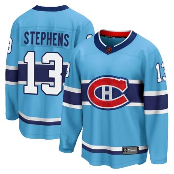 Fanatics Branded Montreal Canadiens Youth Mitchell Stephens Breakaway Light Blue Special Edition 2.0 NHL Jersey
