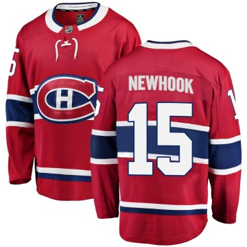 Fanatics Branded Montreal Canadiens Men's Alex Newhook Breakaway Red Home NHL Jersey
