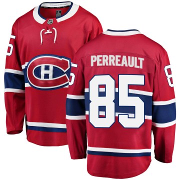 Fanatics Branded Montreal Canadiens Men's Mathieu Perreault Breakaway Red Home NHL Jersey