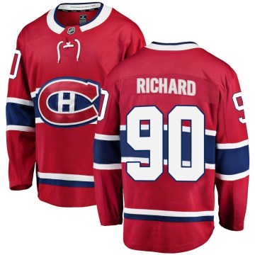 Fanatics Branded Montreal Canadiens Men's Anthony Richard Breakaway Red Home NHL Jersey