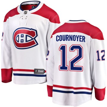 Fanatics Branded Montreal Canadiens Youth Yvan Cournoyer Breakaway White Away NHL Jersey