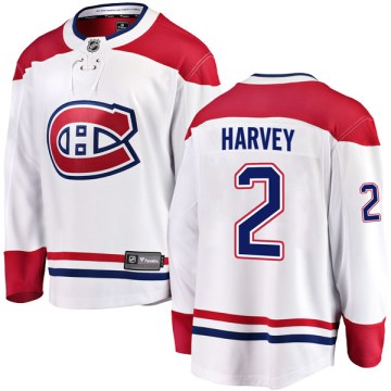Fanatics Branded Montreal Canadiens Youth Doug Harvey Breakaway White Away NHL Jersey