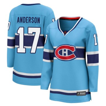Fanatics Branded Montreal Canadiens Women's Josh Anderson Breakaway Light Blue Special Edition 2.0 NHL Jersey