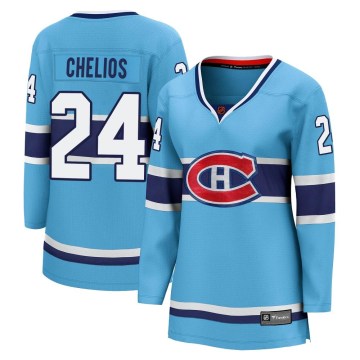 Fanatics Branded Montreal Canadiens Women's Chris Chelios Breakaway Light Blue Special Edition 2.0 NHL Jersey