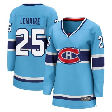 Fanatics Branded Montreal Canadiens Women's Jacques Lemaire Breakaway Light Blue Special Edition 2.0 NHL Jersey