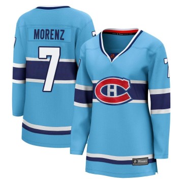 Fanatics Branded Montreal Canadiens Women's Howie Morenz Breakaway Light Blue Special Edition 2.0 NHL Jersey