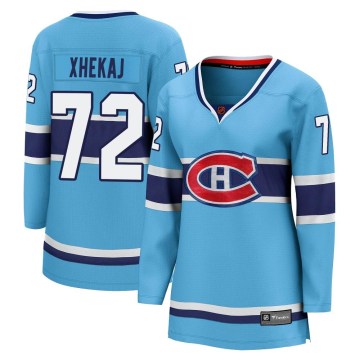 Fanatics Branded Montreal Canadiens Women's Arber Xhekaj Breakaway Light Blue Special Edition 2.0 NHL Jersey