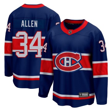 Fanatics Branded Montreal Canadiens Youth Jake Allen Breakaway Blue 2020/21 Special Edition NHL Jersey