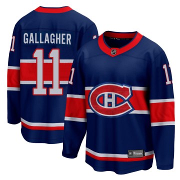 Fanatics Branded Montreal Canadiens Youth Brendan Gallagher Breakaway Blue 2020/21 Special Edition NHL Jersey