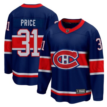 Fanatics Branded Montreal Canadiens Youth Carey Price Breakaway Blue 2020/21 Special Edition NHL Jersey