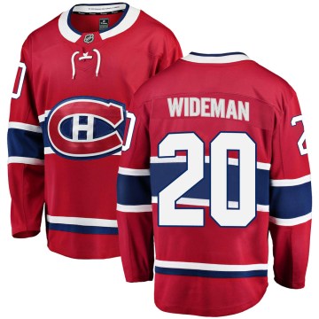 Fanatics Branded Montreal Canadiens Youth Chris Wideman Breakaway Red Home NHL Jersey